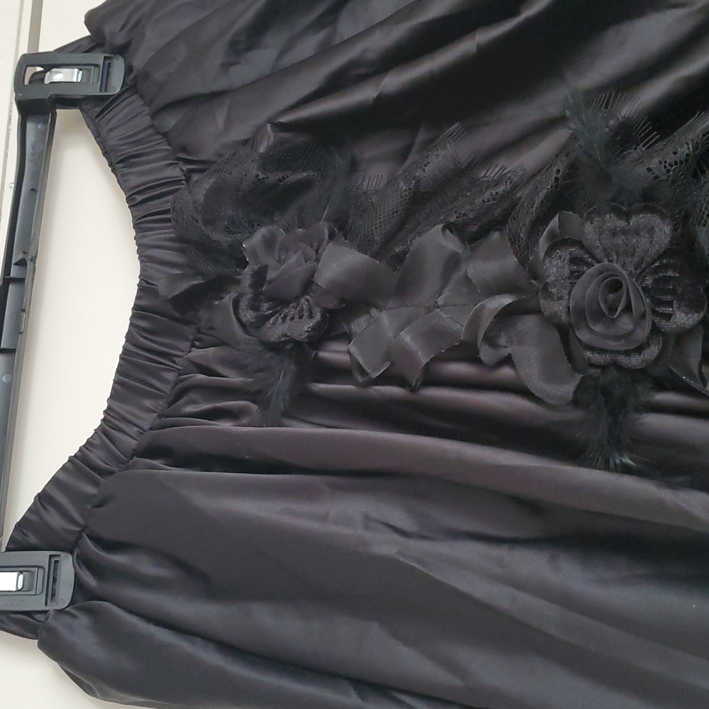 *NWT* Eva Lady Elegant Black Gothic Bustle Skirt - Picture 5 of 16